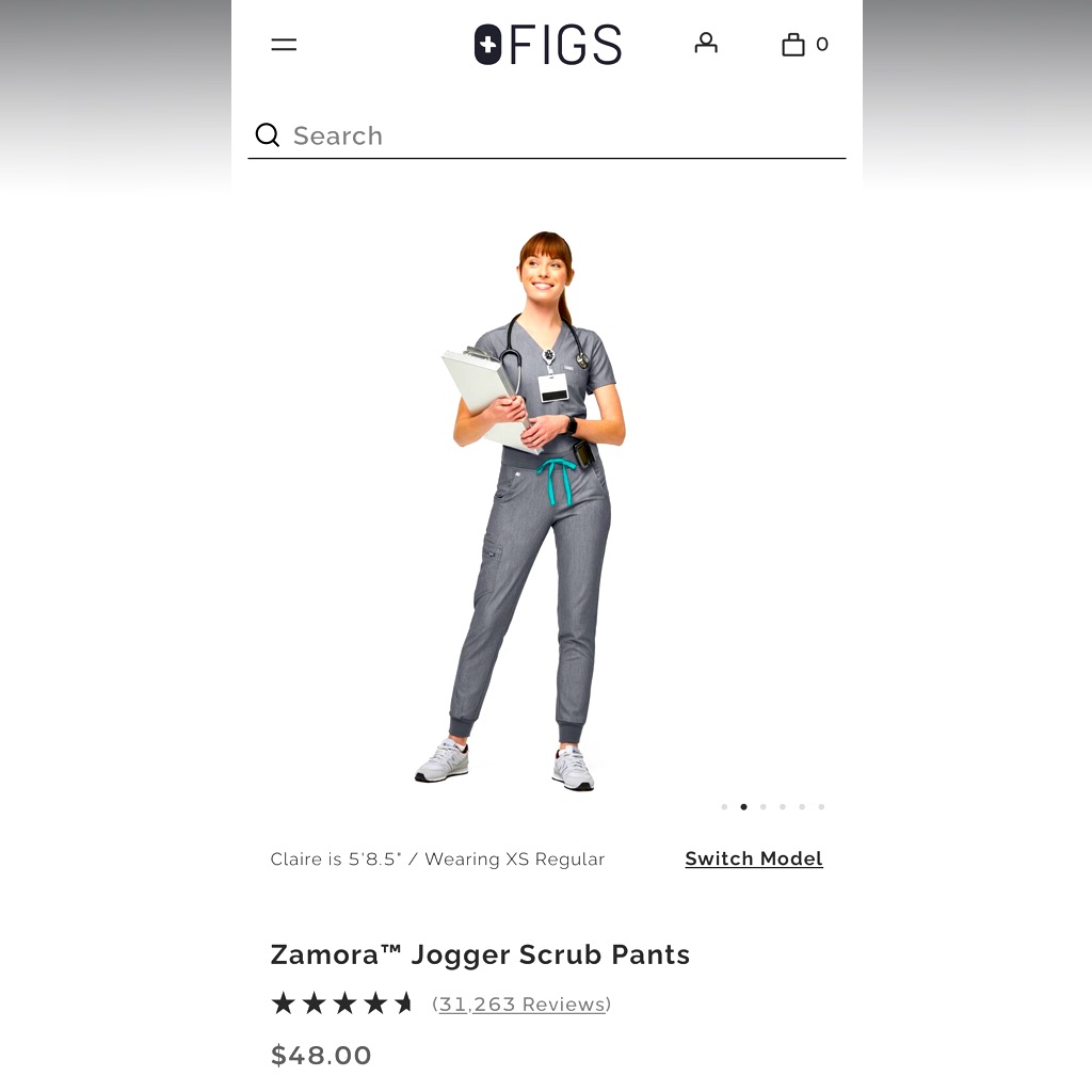 Figs Scrubs, Top And Bottom Pair